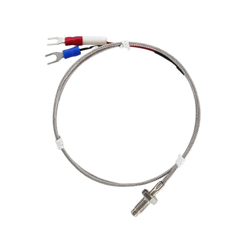 K E Type M6 screw thermocouple shielding wire  thermocouple temperature probe