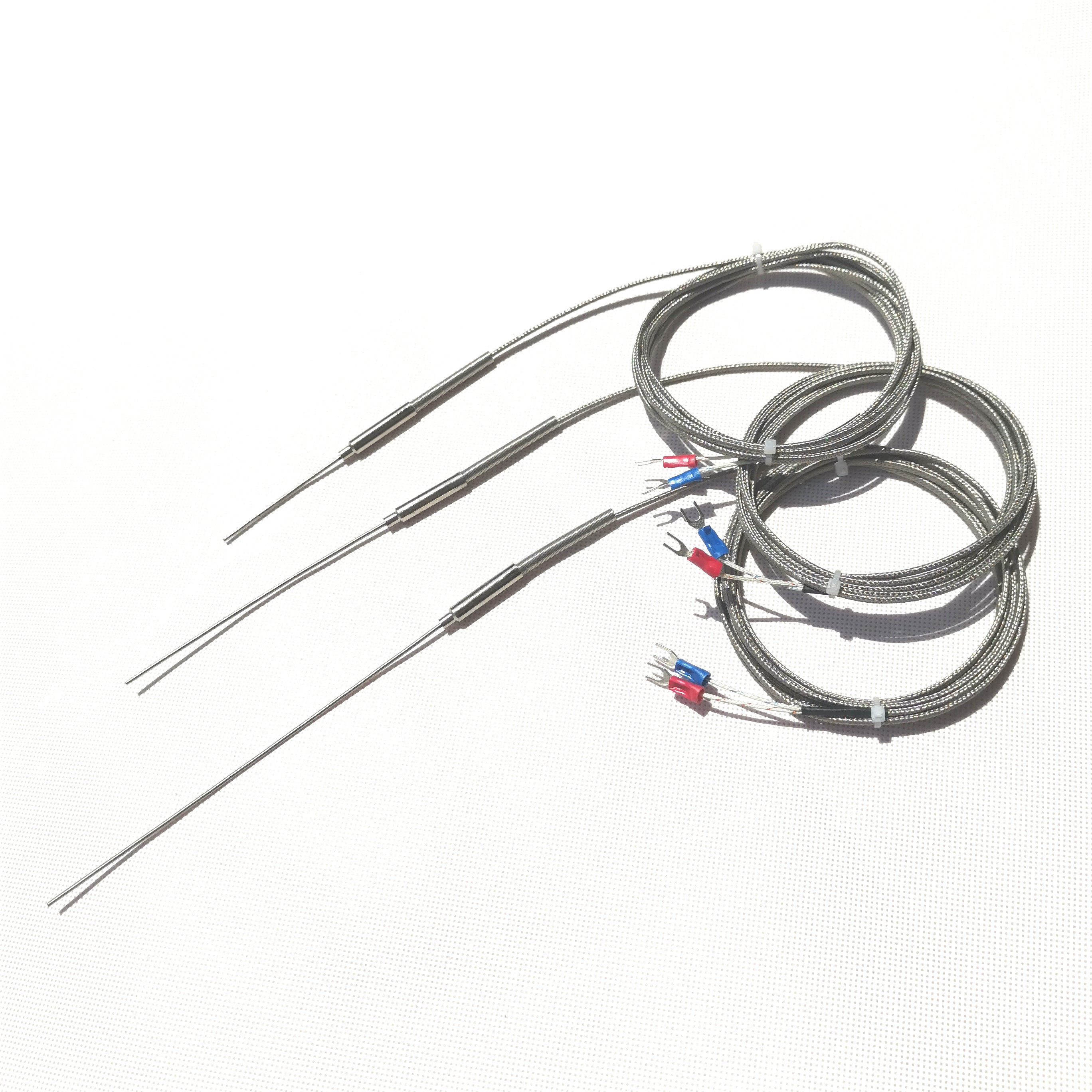 1.5 *150mm  ultra fine probe type J type,K type  thermocouple temperature  sensor 2 wire