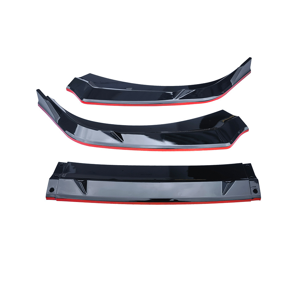 Upgrade for Hyundai Elantra 2023 Car Accessories Front Bumper with Gloss Black Red Line Carbon Fiber