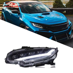 Full LED Dynamic Headlight Headlamp Assembly for Honda Civic 10 10th 2016 2017 2018 2019 2020 head light head lamp plug and play