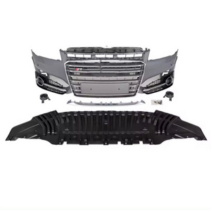 Hot selling in factories Automotive Parts Front Bumper Body Kits For Audi A8 2015-2018 Facelift Audi S8 Front Bumper With Grill