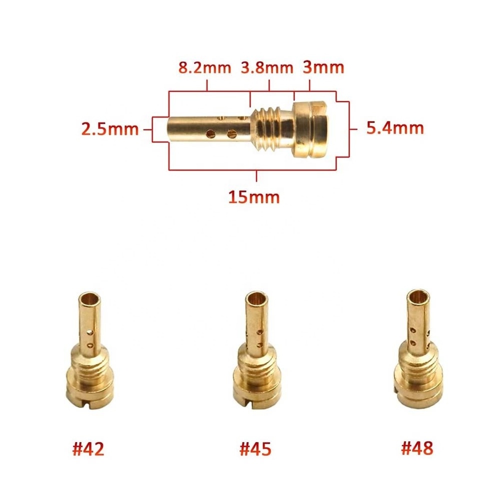 Motorcarb CV40 Main Jet Slow Pilot Jet for Harley Davidson Sportster XL883 XL1200 CV 40MM Carburetor Carb Jet Kit