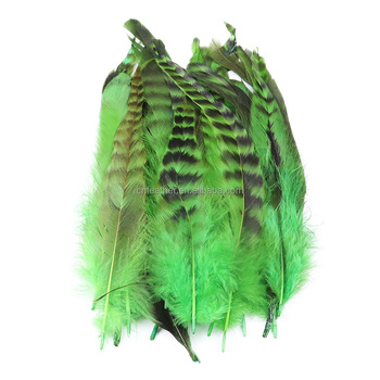 15-20cm nature rooster feathers dyed colourful Coque Tails Feather long grizzly rooster feathers