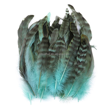 15-20cm nature rooster feathers dyed colourful Coque Tails Feather long grizzly rooster feathers