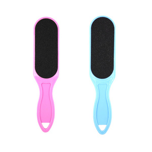 Pedicure Plastic Double Sided Foot File Replacement Callus Remover Peicure Foot Rasp File with Replaceable Sandpaper