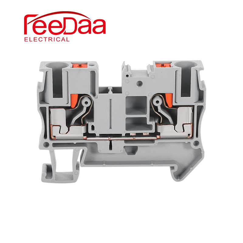 PT 6 57A 1000V Screwless Phoenix PT DIN rail industrial Terminal Blocks