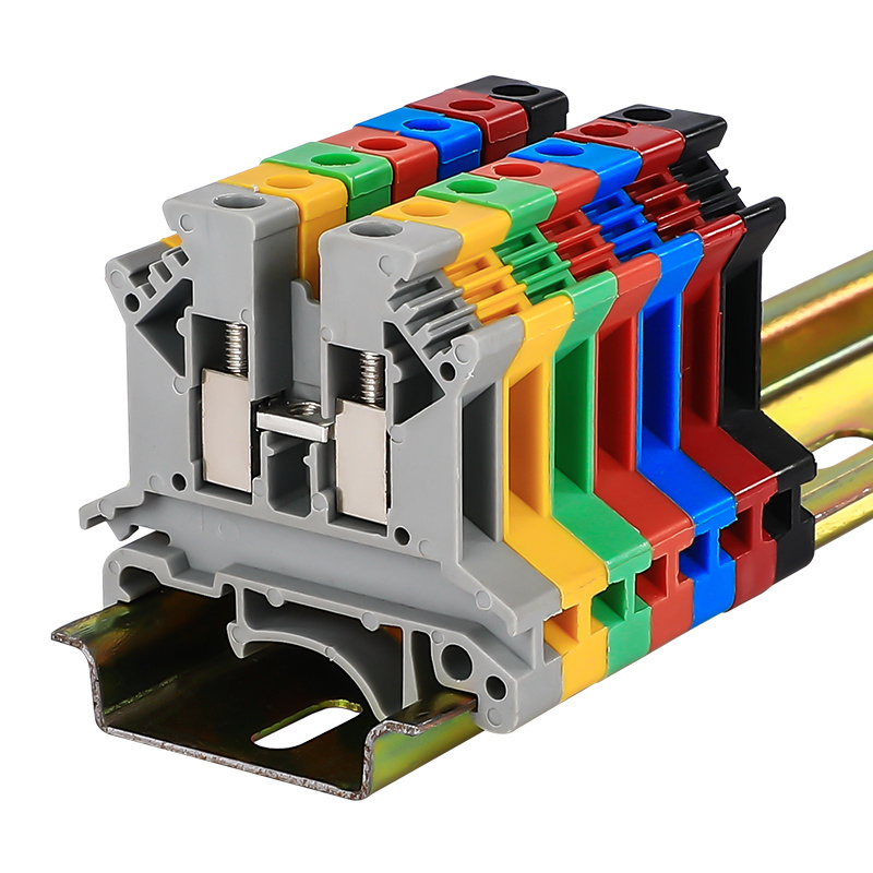 good price  wire terminal blocks UK 2.5mm copper terminal block din rail mounting terminal blocks