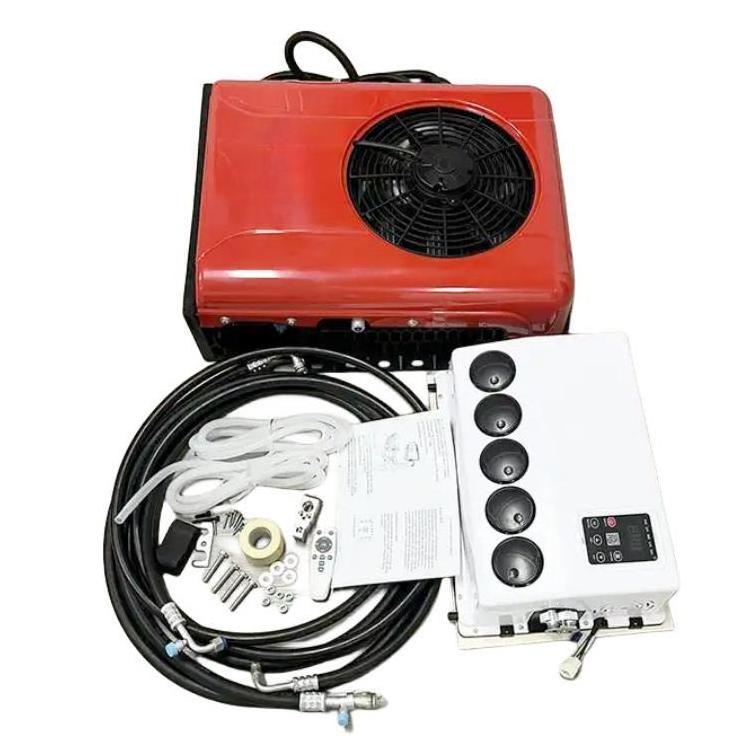 24v Truck Sleeper Parking Cooler Ac Kit Car 12v Compressor Electric Tractor Cab Air Conditioner