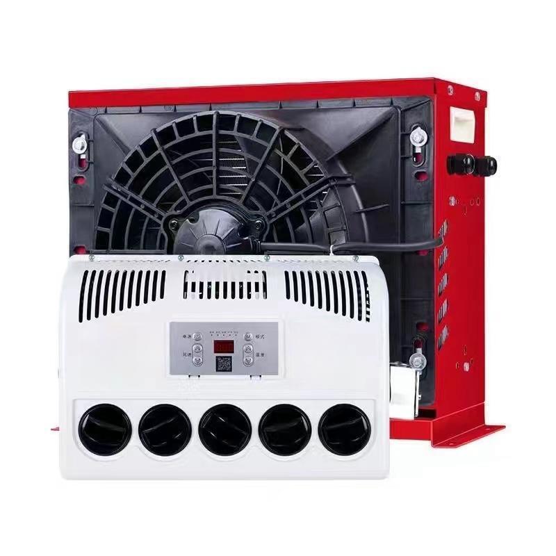 24v dc air conditioner for truck universal camper 12v  parking cooler electric split air conditioning Excavator tractor