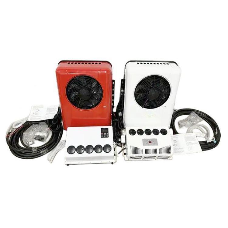 24v dc air conditioner for truck universal camper 12v  parking cooler electric split air conditioning Excavator tractor