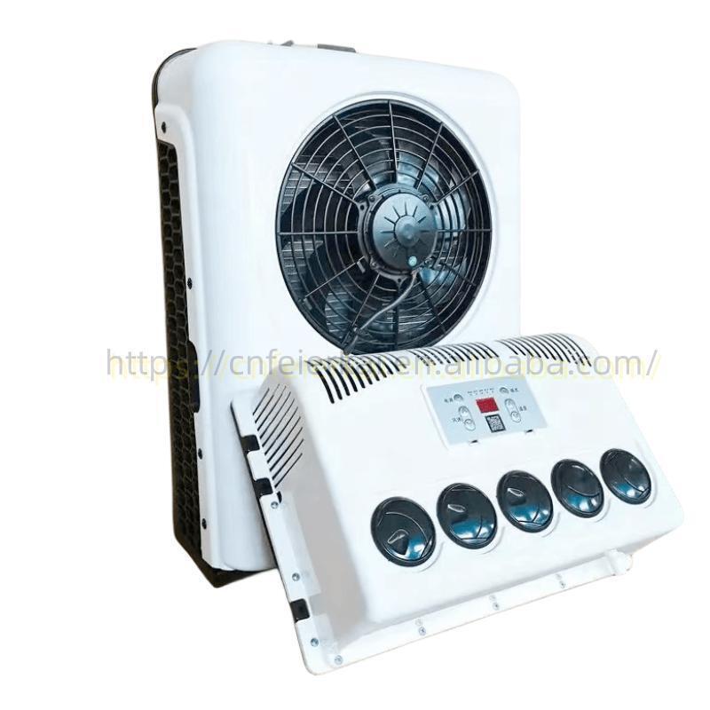 24v dc air conditioner for truck universal camper 12v  parking cooler electric split air conditioning Excavator tractor