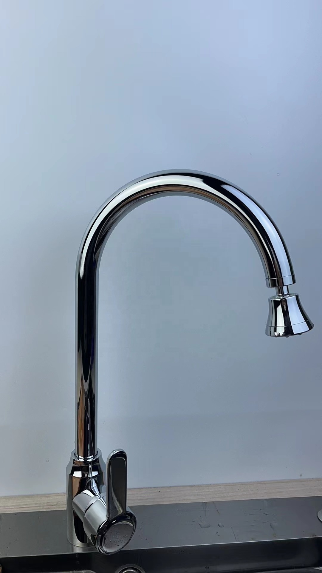 OEM basin design Excellent high kitchen faucet, Chrome faucet kitchen faucet Long neck sink kitchen faucet, high quality faucet