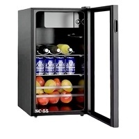 100 can Beverage Cooler Refrigerator Beer Wine Soda Drink Cooler Mini Fridge with good quality compressor