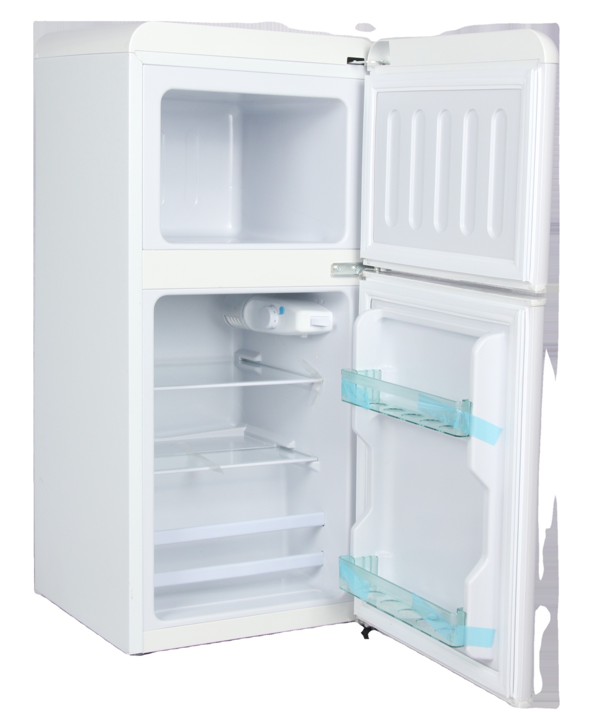 Home use frost free 136L fridge upright refrigerator Double Door combined freezer and Refrigerator