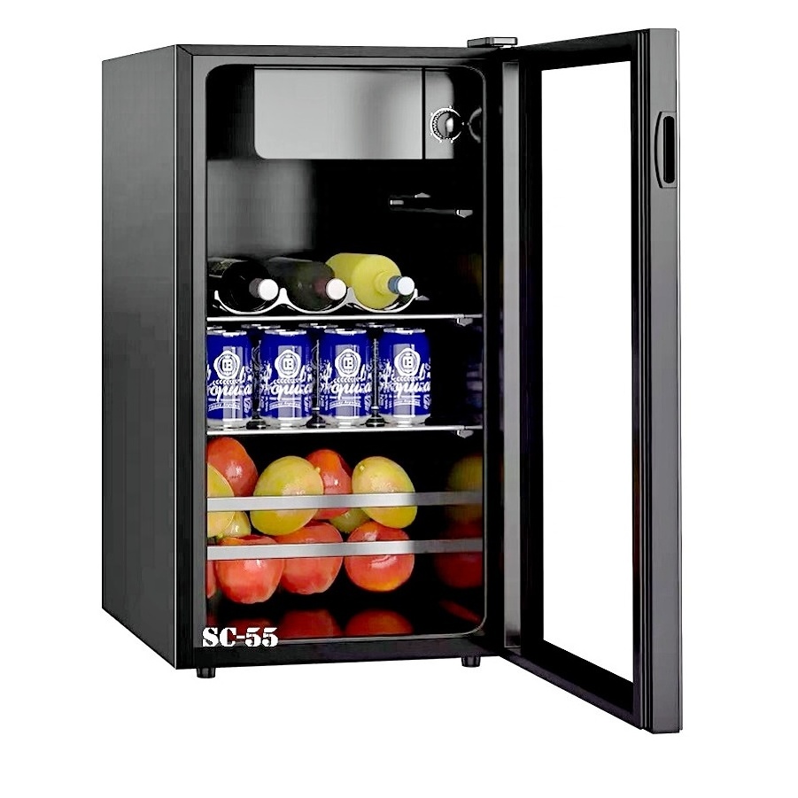 100 can Beverage Cooler Refrigerator Beer Wine Soda Drink Cooler Mini Fridge with good quality compressor