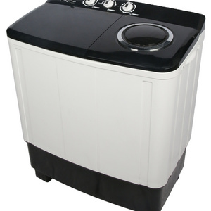 Popular 5-15KG Black Color Twin Tub Semi Auto Laundry Washer Washing Machines with Dryer