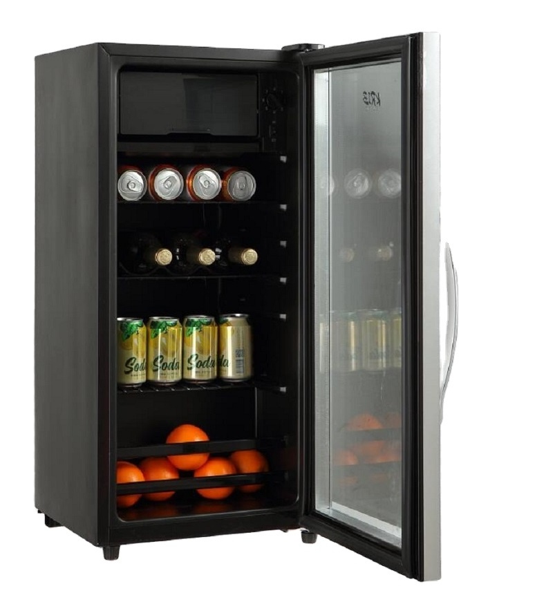 100 can Beverage Cooler Refrigerator Beer Wine Soda Drink Cooler Mini Fridge with good quality compressor