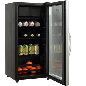 100 can Beverage Cooler Refrigerator Beer Wine Soda Drink Cooler Mini Fridge with good quality compressor