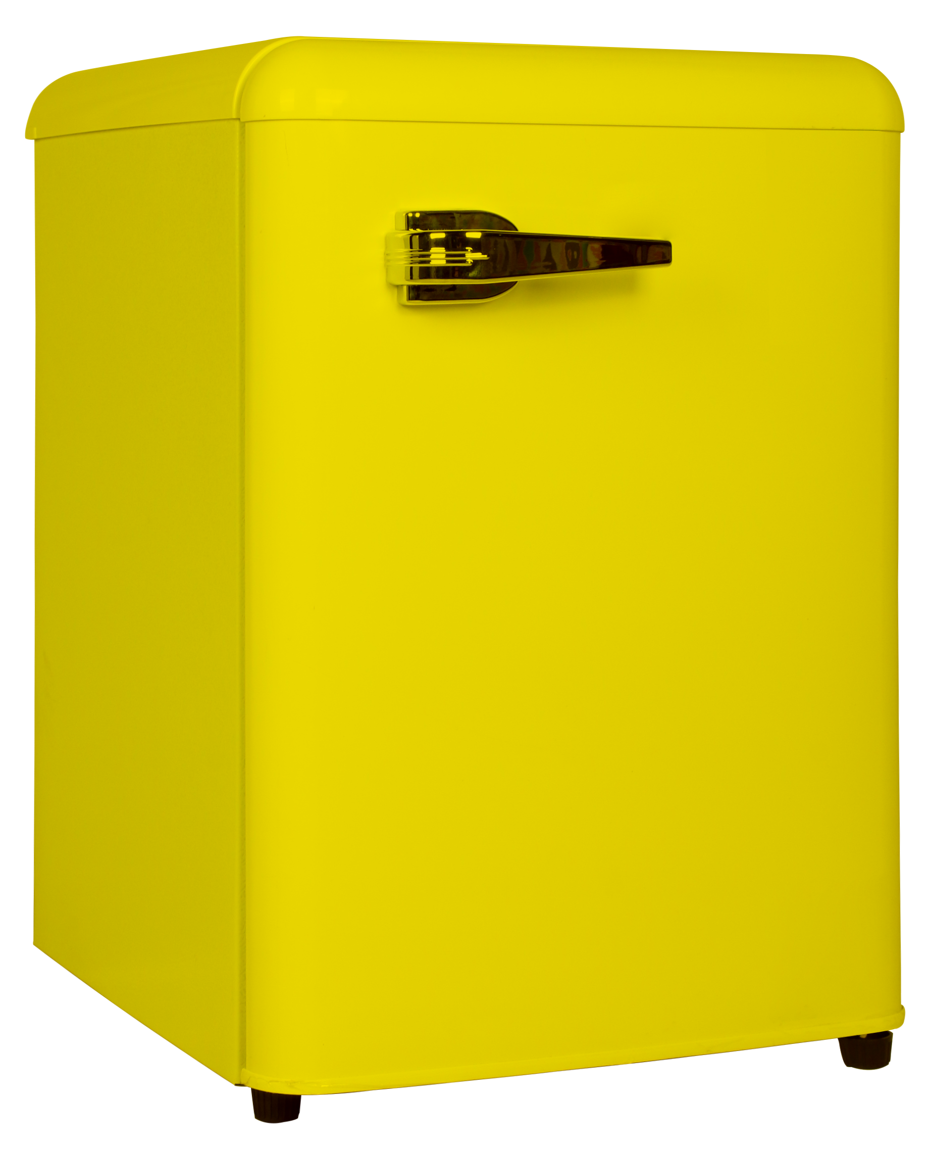 Single Door Mini Larder Electric Anti-bacterial Vertical Cooler Low Noise Retro Fridge with Handle