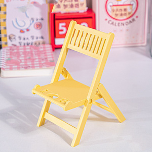 Universal Mobile Phone foldable Chair shape Mini desktop phone holder