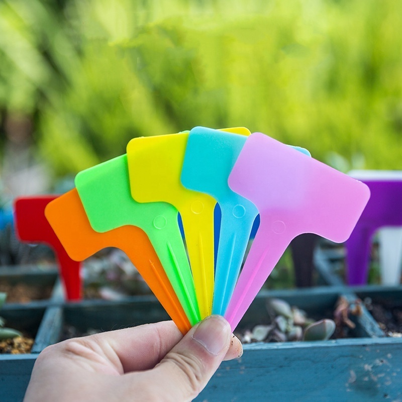 Plastic PVC Garden Flower Seeds Plant Tag Labels Stakes