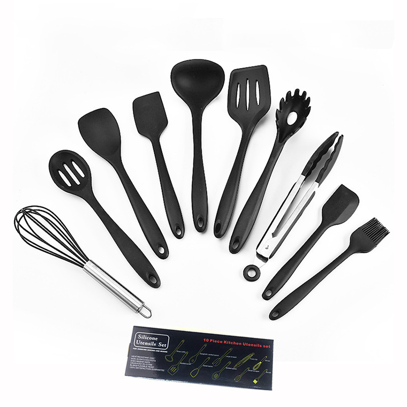 New Design cooking utensils set Household Kitchen Silicone Kitchen ware 10pcs Sets