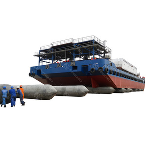 Best selling rubber inflatable lifting marine ship launching air bag bladder salvage airbags for boat with ISO 14409