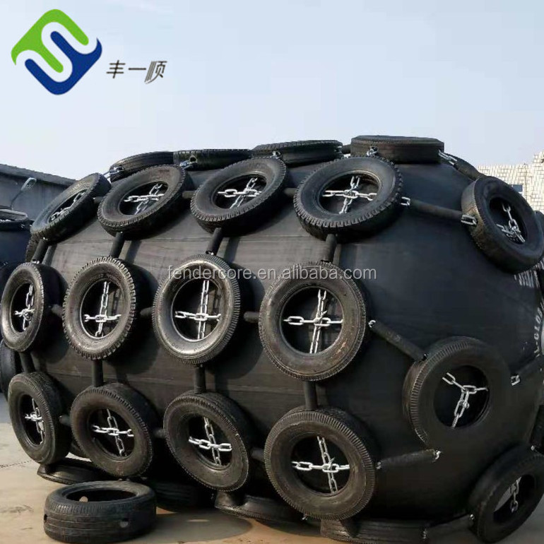 Factory ISO Standard STS operation Yokohama type inflatable floating marine pneumatic rubber fender for sale