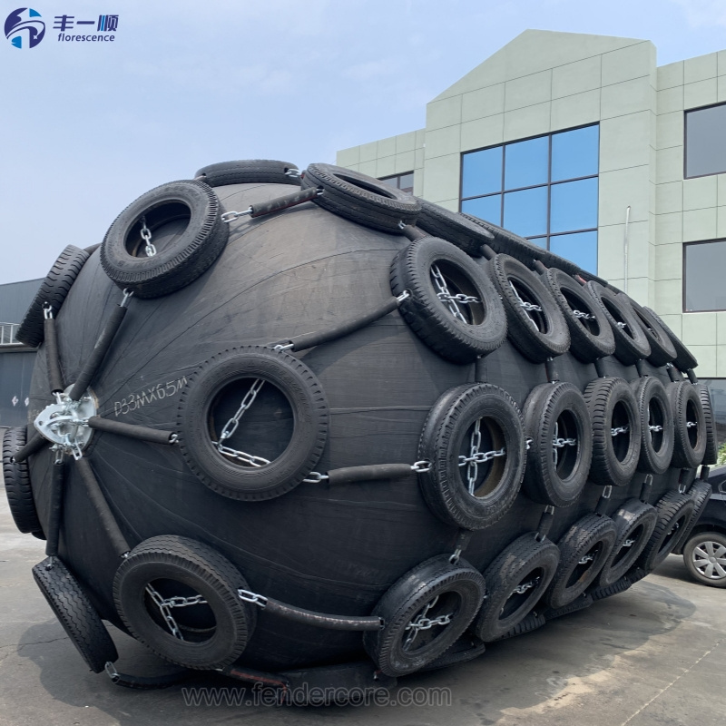 Factory ISO Standard STS operation Yokohama type inflatable floating marine pneumatic rubber fender for sale