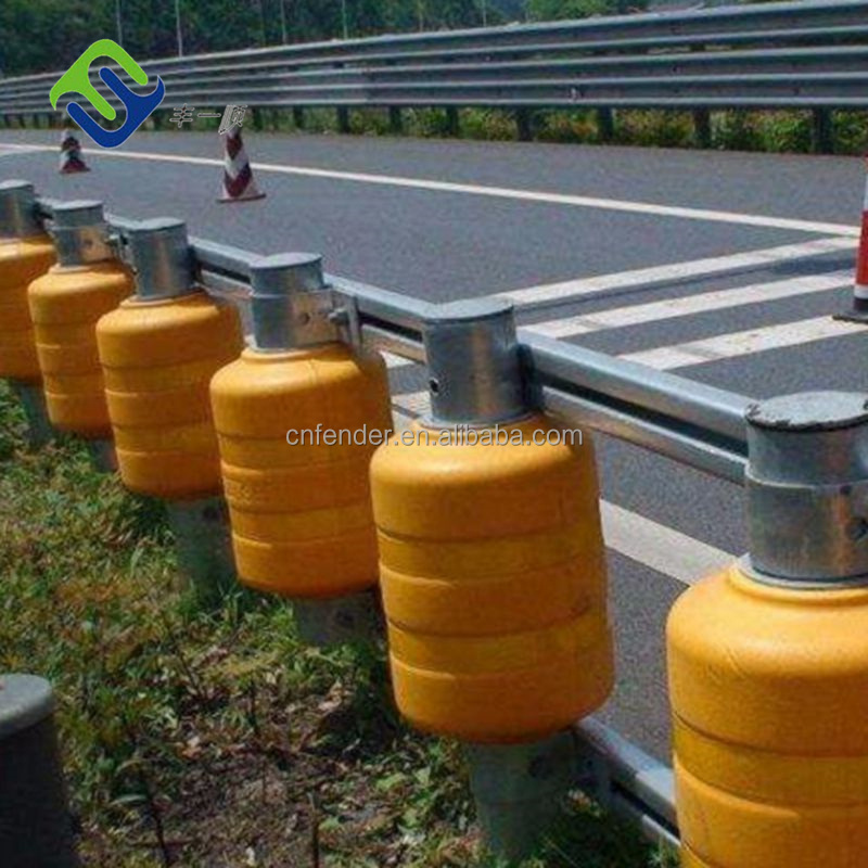 Traffic safety highway guardrail road barrier EVA roller barrier for road safety