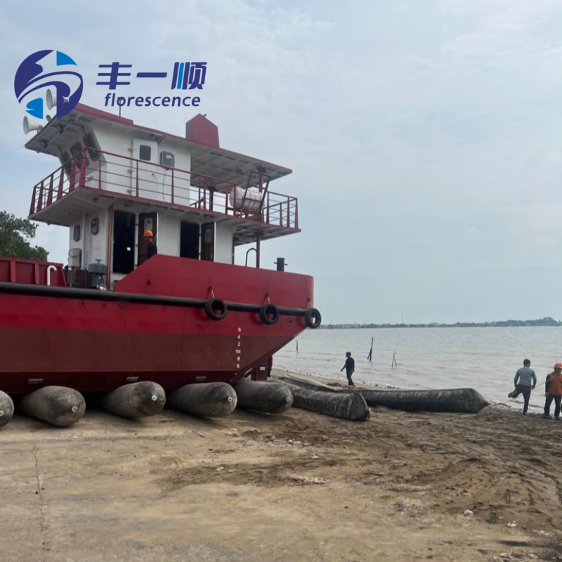 Factory direct sale inflatable floating balloon rubber marine airbag ship launching and landing air bag for sale