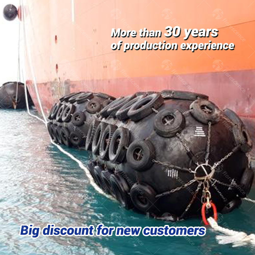 BV certificate floating marine Yokohama Pneumatic rubber fender  High Quality Boat Yokohama Ship Marine Rubber Fender For Sale