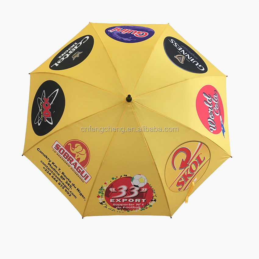 custom wholesale market  promotional 30inch digital printing golf umbrella