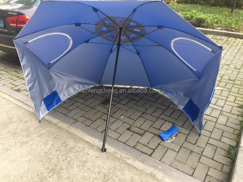 8-Ft Canopy sport portable all-weather and sun beach umbrella tents