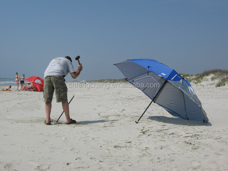 8-Ft Canopy sport portable all-weather and sun beach umbrella tents