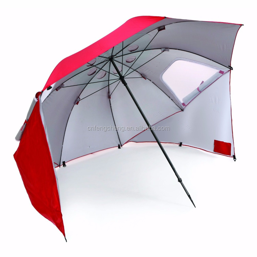 8-Ft Canopy sport portable all-weather and sun beach umbrella tents