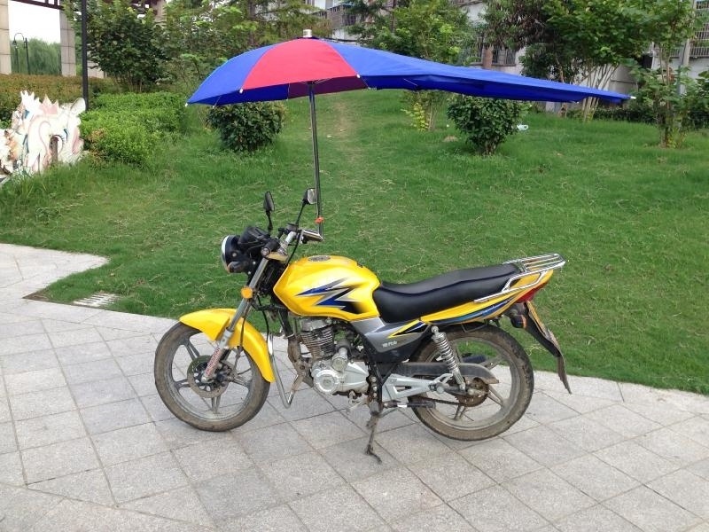 Wholesale price portable sunshade rain proof windproof motorbike bike umbrella motorcycle