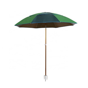 fashion amazon style outdoor parasol beach umbrella with anchor sand screw