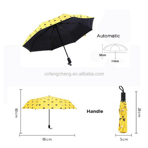 China factory new design 3 folding umbrella uv protection sun umbrella