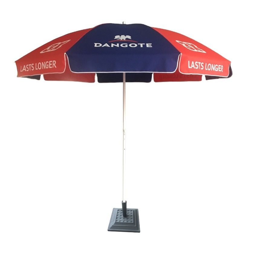 48inches big africa market dangote summer advertising beach umbrella