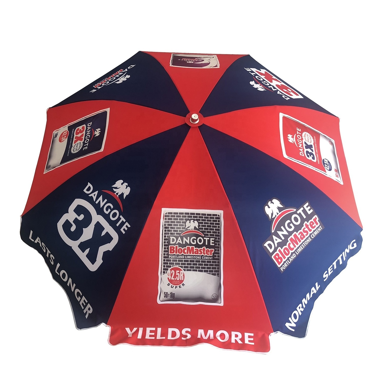 48inches big africa market dangote summer advertising beach umbrella