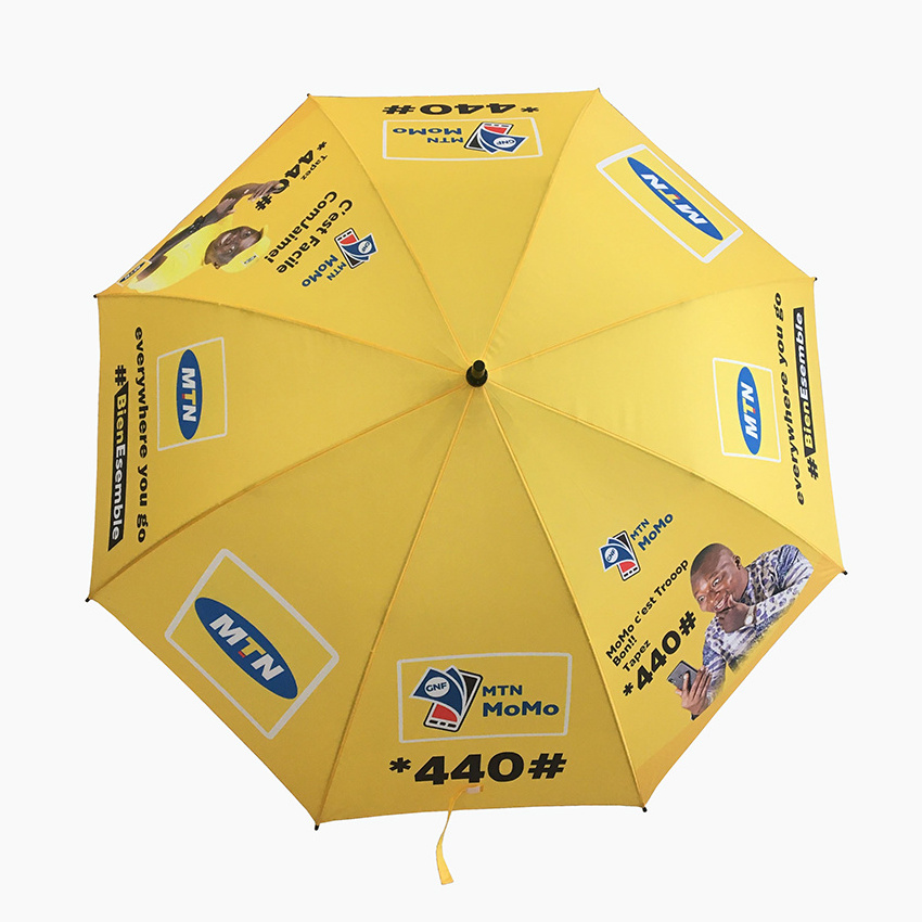 african market windproof fiberglass umbrella logo custom print advertising promotional golf umbrella