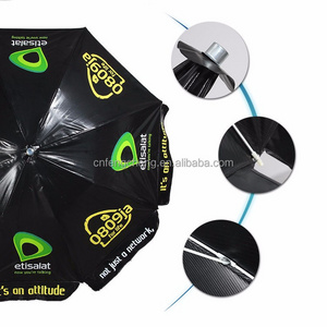 Windproof Professional Vinyl Magic Large big beach umbrella