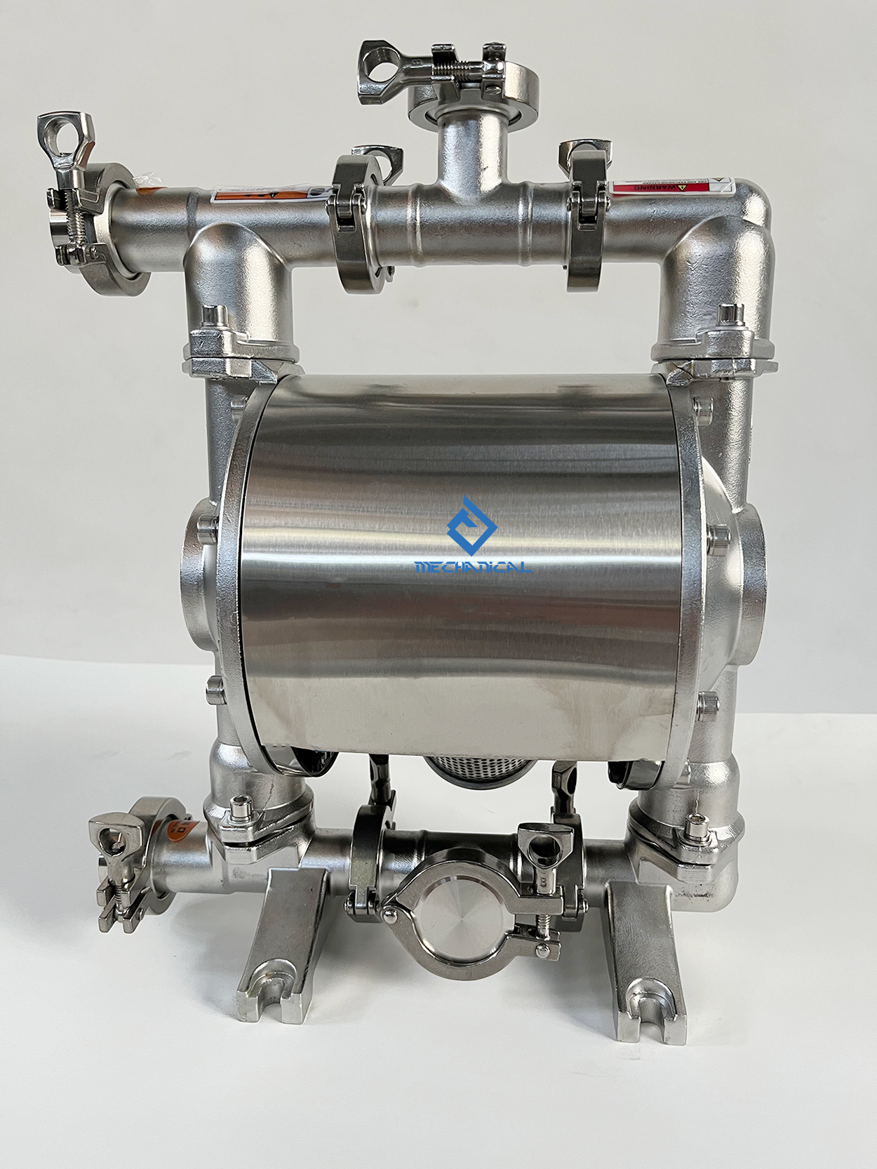 Food Grade Stainless Steel 304 316l Pneumatic Air Diaphragm Pump Sanitary Liquid Transfer Pump For Paste