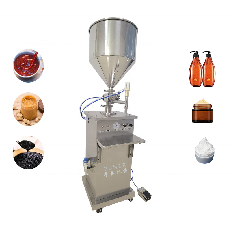 Best Liquid paste filling machine Yogurt peanut butter semi-automatic vertical horizontal pneumatic perfume filling machine