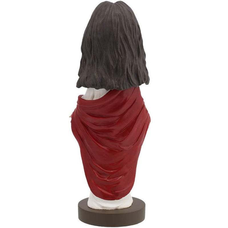 Polyresin Simulation Figurine Jesus Christ Bobblehead Ornaments Home Decor Bobble Shaking Head Doll Gift Resin Bobblehead Figure