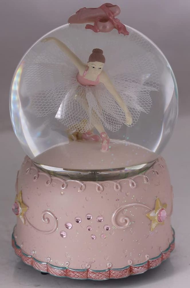 Singeek Ballerina Snow Globe Plays Ballet Tune You are My Sunshine Christmas Music Snowglobes Ballet Recital Gifts