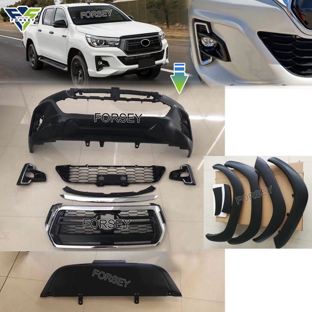 Hilux Body Kit Modified Hilux Revo Rocco Body kit 2018 truck body parts