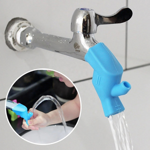 High Elastic Silicone Faucet Extender Children Washing Hands Faucet Nozzle Extender For All Types Of Bathroom Faucet Accessories