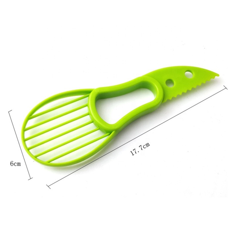 Multifunctional 3-in-1 avocado slicer avocado corer avocado peeler fruit cutter pulp separator plastic